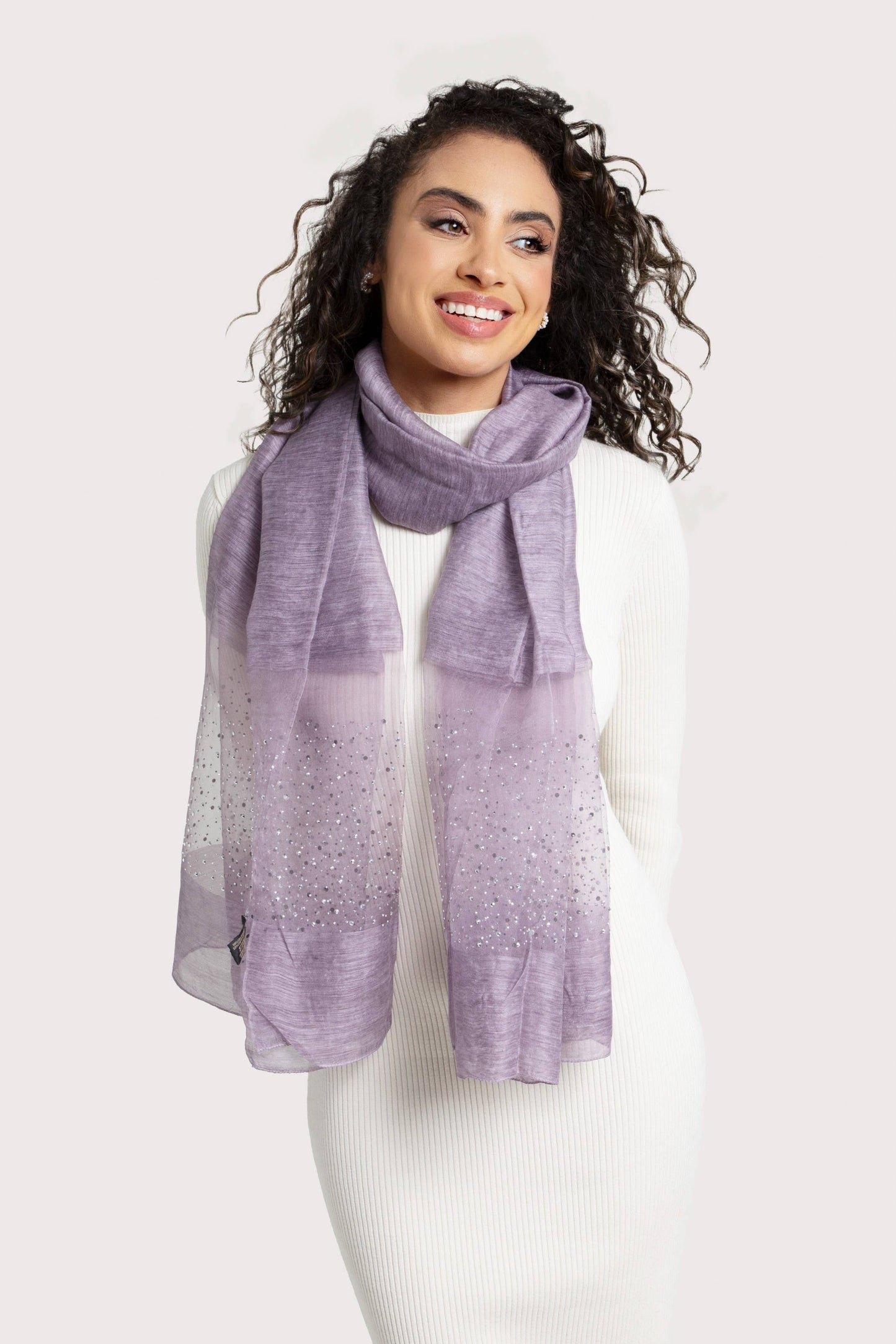Star Gazer Sparkle Silk Scarf