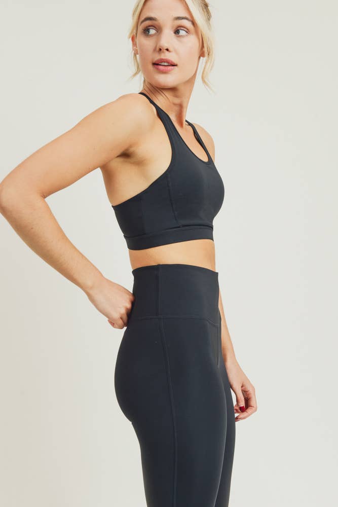 Mono B GREEN - Essential Sports Bra