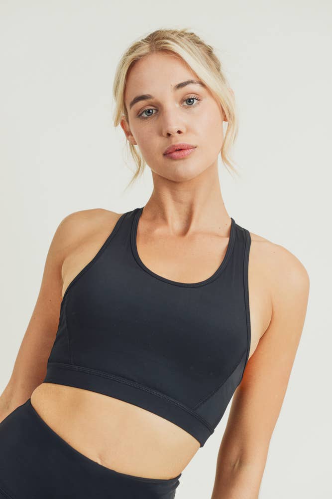 Mono B GREEN - Essential Sports Bra