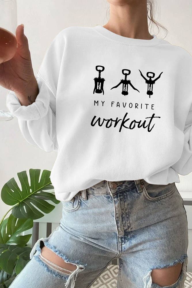 Favorite Workout Sweatshirt