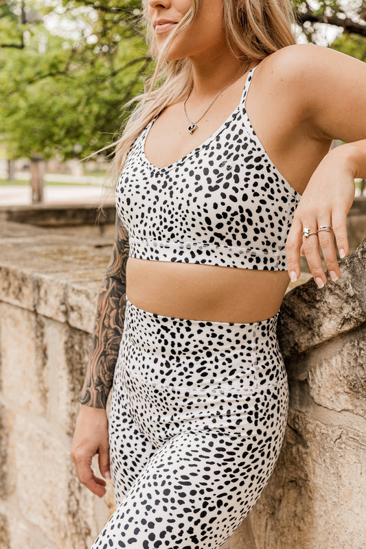 Leopard Print Sports Bra